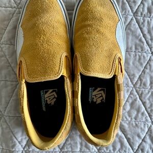 Vans Yellow Slip-On Shoes